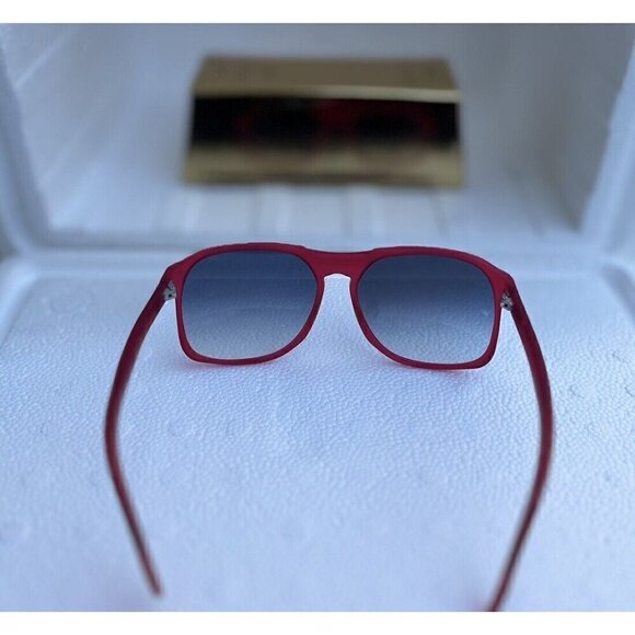 Vintage Frame Company The Creatchman by Corey Shapiro Red Flat Top Sunglasses main image 6